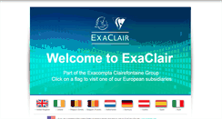 Desktop Screenshot of exaclair.eu