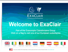 Tablet Screenshot of exaclair.eu