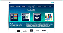 Desktop Screenshot of exaclair.de